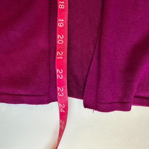 Maurices Purple 3/4 length sleeve sweater with back detail size xs - Picture 5 of 9